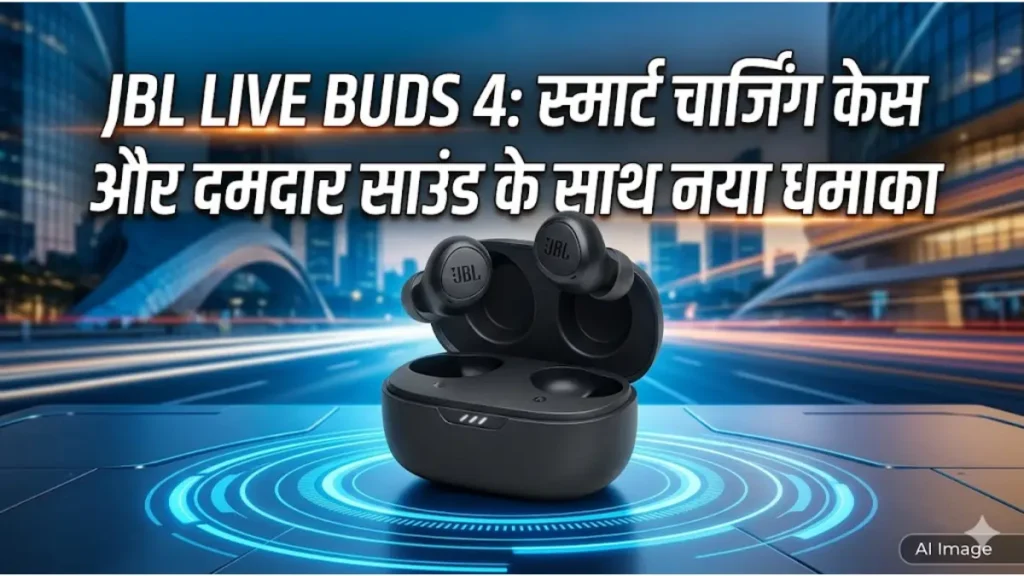 JBL Live Buds 4: स्मार्ट चार्जिंग केस और दमदार साउंड के साथ नया धमाका