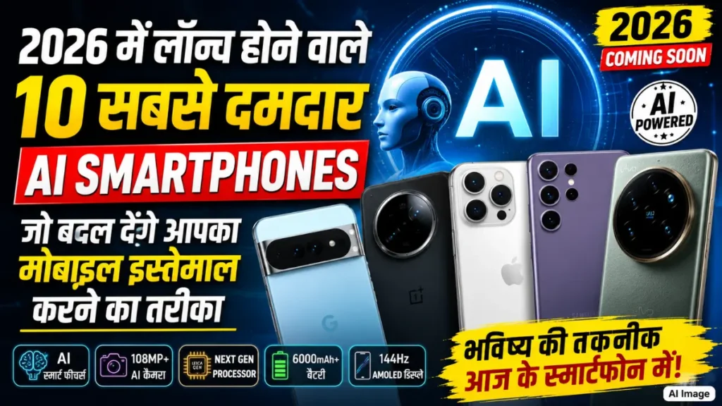 2026 में लॉन्च होने वाले AI Smartphones